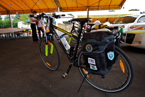 l'inaugurazione del bicisoccorso